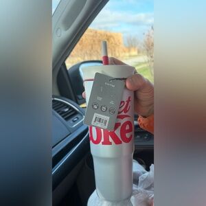 NEW Owala Limited Edition Diet Coke Silver Water Bottle Tumbler